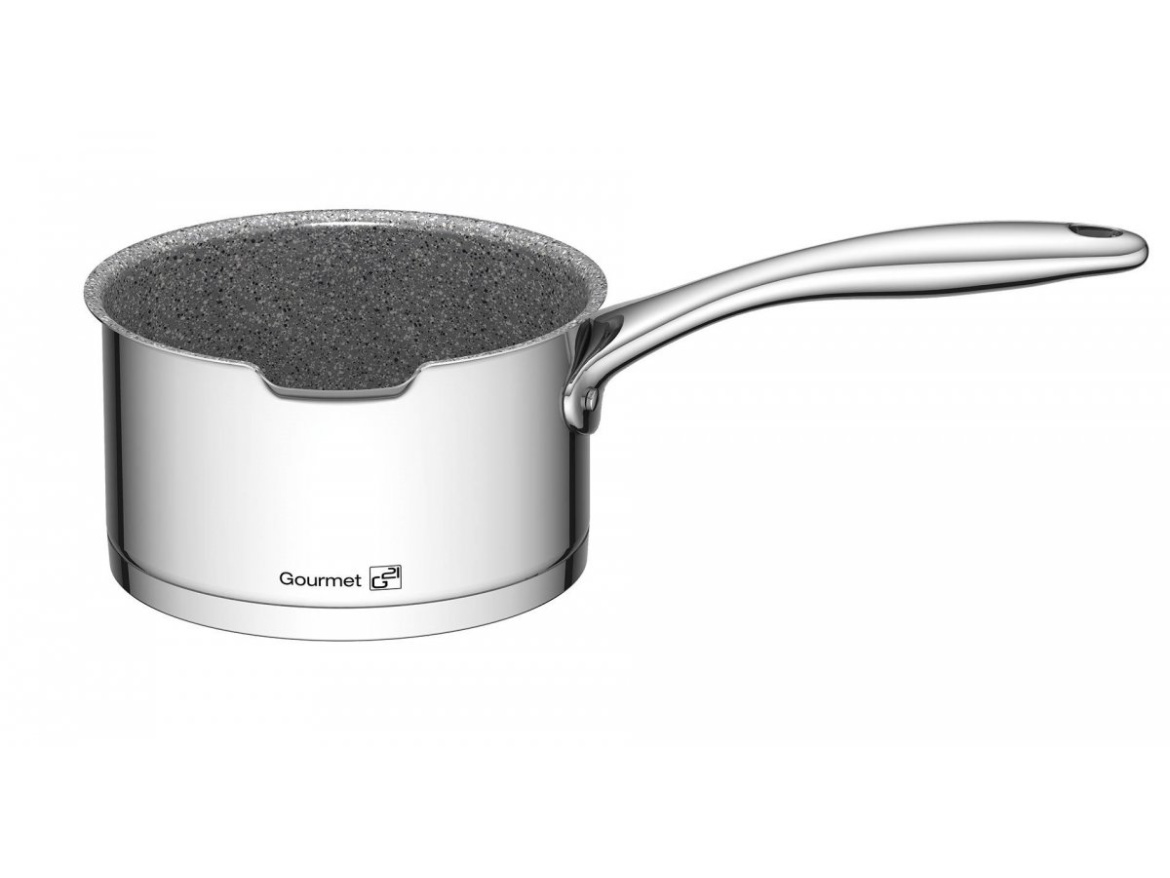 G21 Sada nádobí  Gourmet Miracle s cedníkem, 9 dílů, nerez/greblon