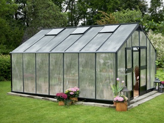Gartner –  Juliana Gartner 5,1 m x 3,7 m, antracit, polykarbonát 10 mm