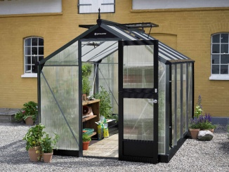 Compact –  Juliana Compact 3,0 m x 2,2 m, antracit / černá, polykarbonát 10 mm