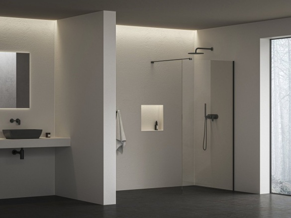 Ravak Walk-In Air Wall 90, lesk+transparent