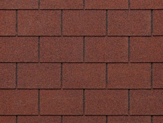 Asfaltové střešní šindele –  Uni Rectangular červená 3,2 m²