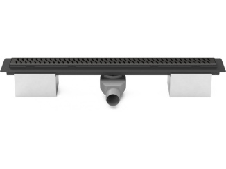 Žlaby Chuděj –  Chuděj LZB 50 360° Black 650 mm, Harmony, K3