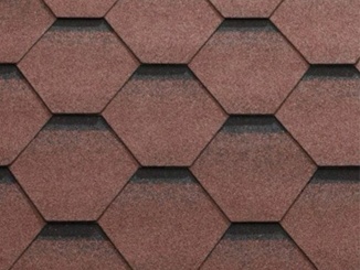 Asfaltové střešní šindele –  Uni diamant hnedá 3 m²