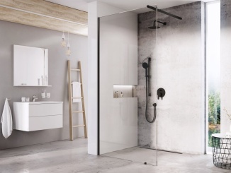 Walk-In –  Ravak Walk-In Wall Set 70, bílá matná+transparent
