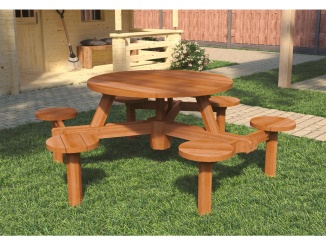 Zahradní nábytek –  Tuindeco Rondo picnic table