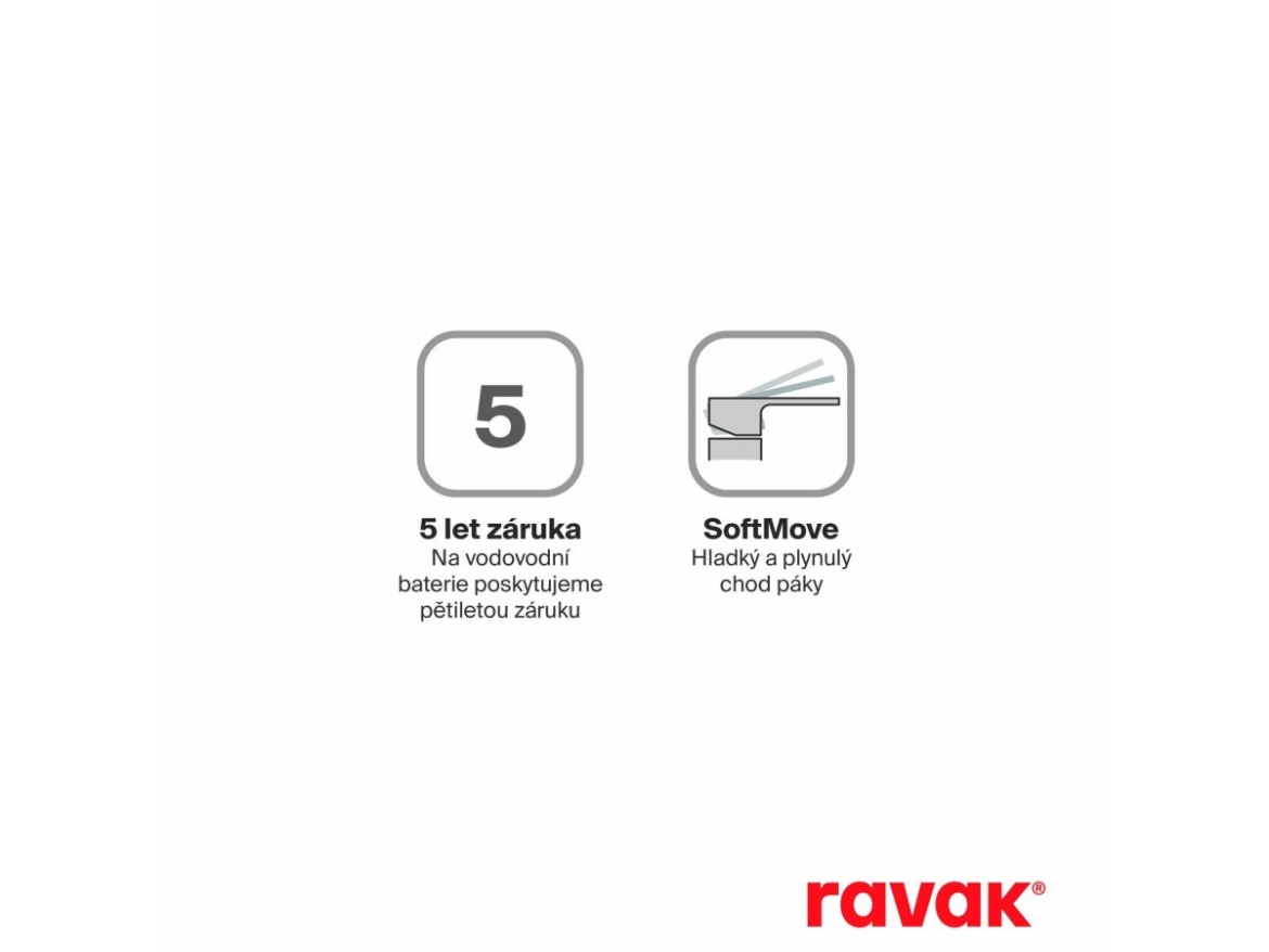 Ravak EL 032.00CR Sprchová nástenná batéria bez sprchového setu, chróm